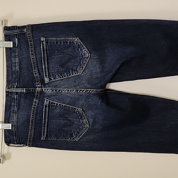 MOTHER The Looker High-Rise Ankle Fray Skinny Jeans in Close to the Edge 24 - Picture 9 of 16